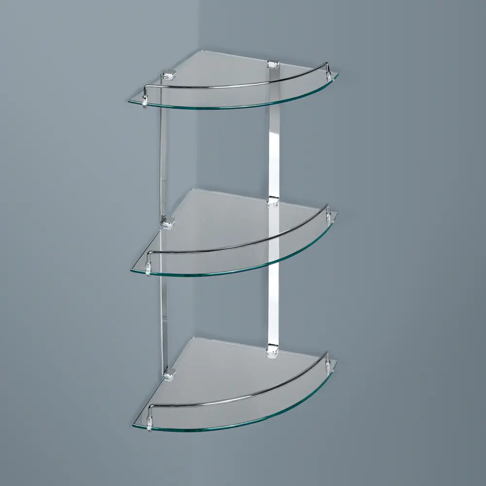 Полка для ванной Verran Basic угловая трёхъярусная STLM-2030897 - Вид №8