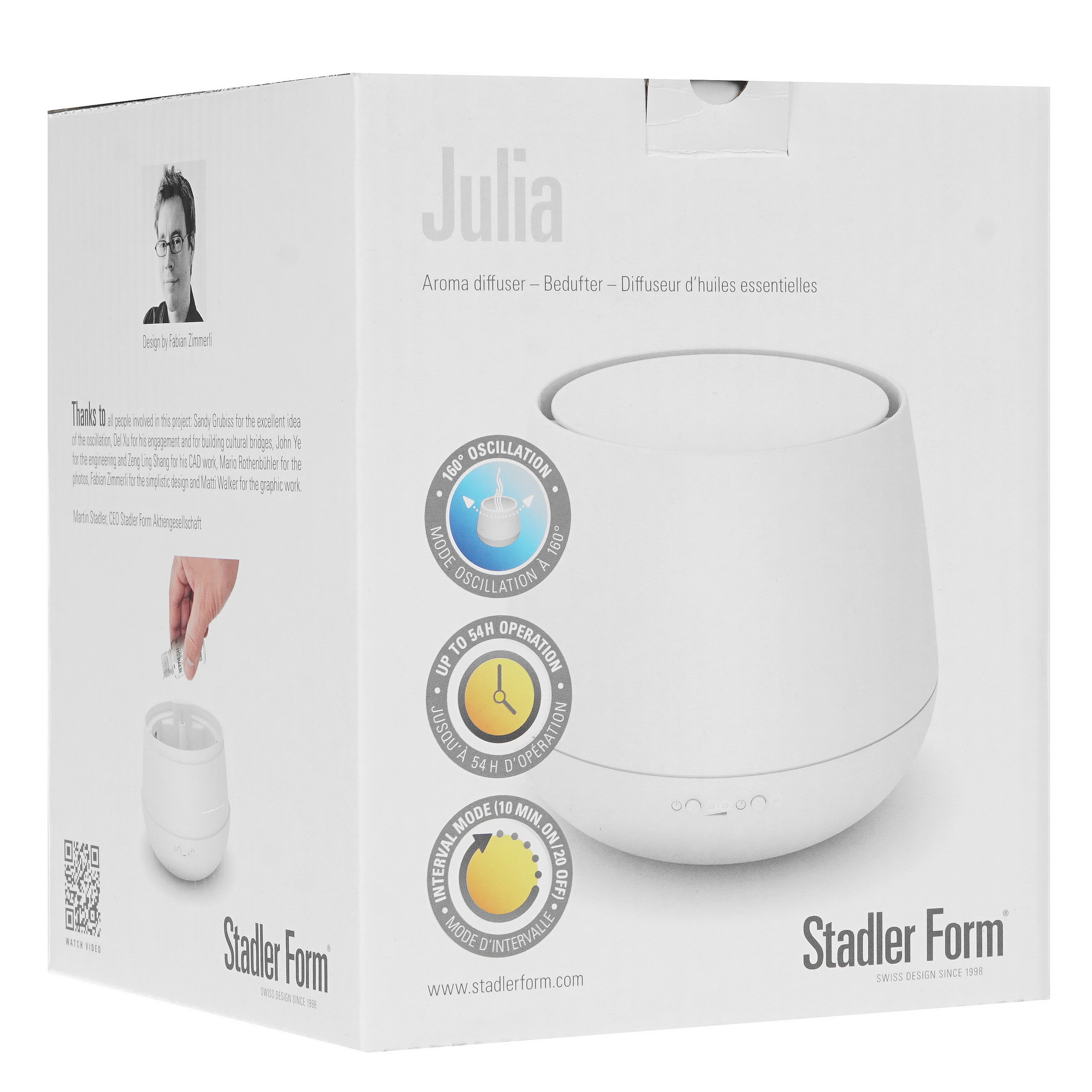 1168354 Увлажнитель воздуха Stadler Form Julia J-030 STDN-0036379 - Вид №7