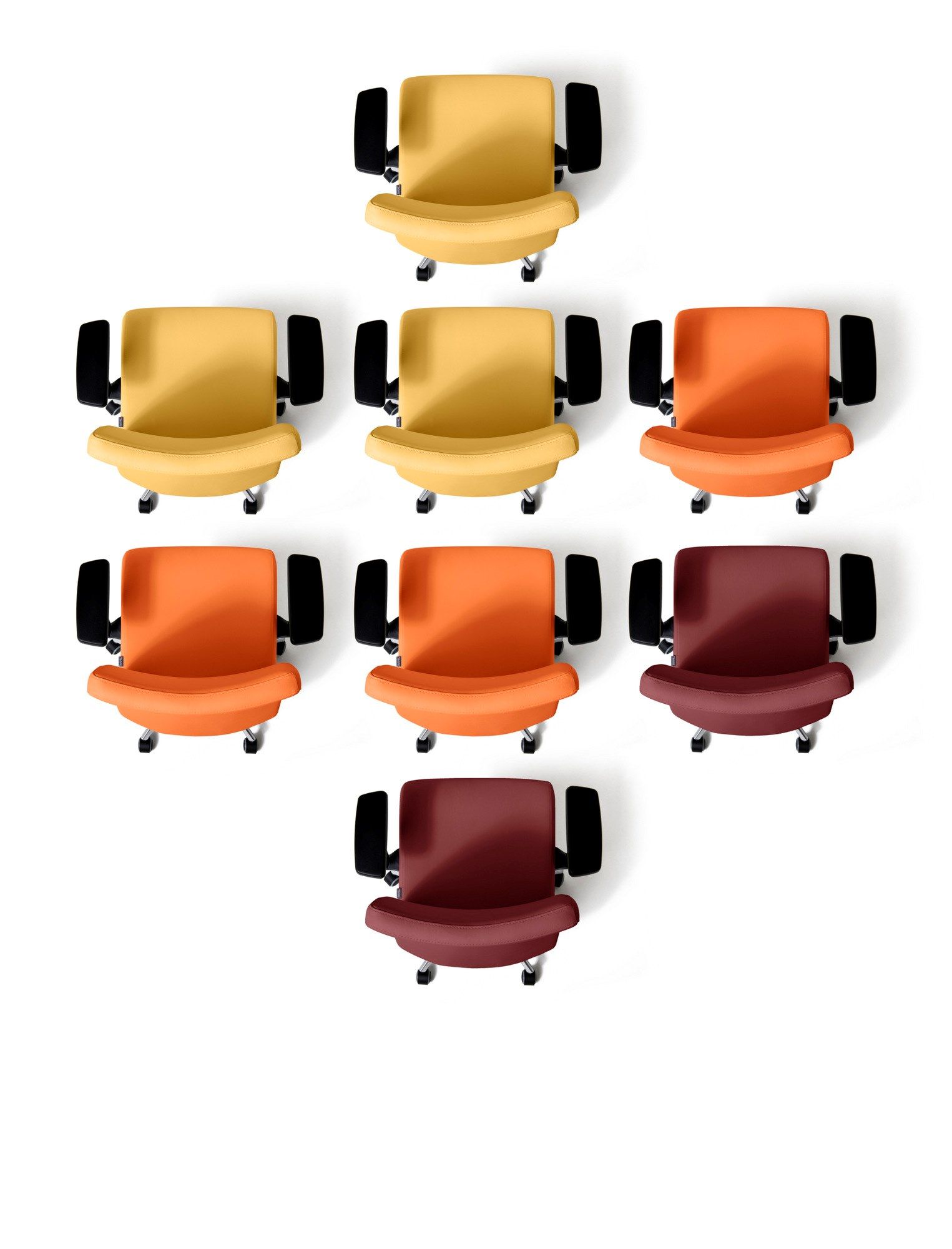 Офисное кресло руководителя из искусственной кожи с 5 спицами Diemme Duke ARCH-00112158 - Вид №4