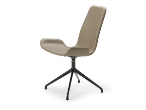 Кожаный поворотный стул