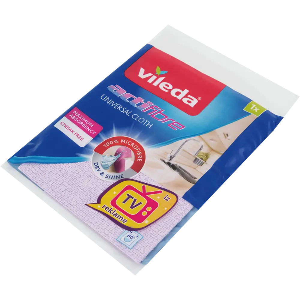 Салфетка универсальная Actifibre Виледа 1 шт VILEDA STLM-2196551