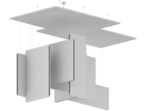 Рециркулированный Pet LED акустический подвесной светильник