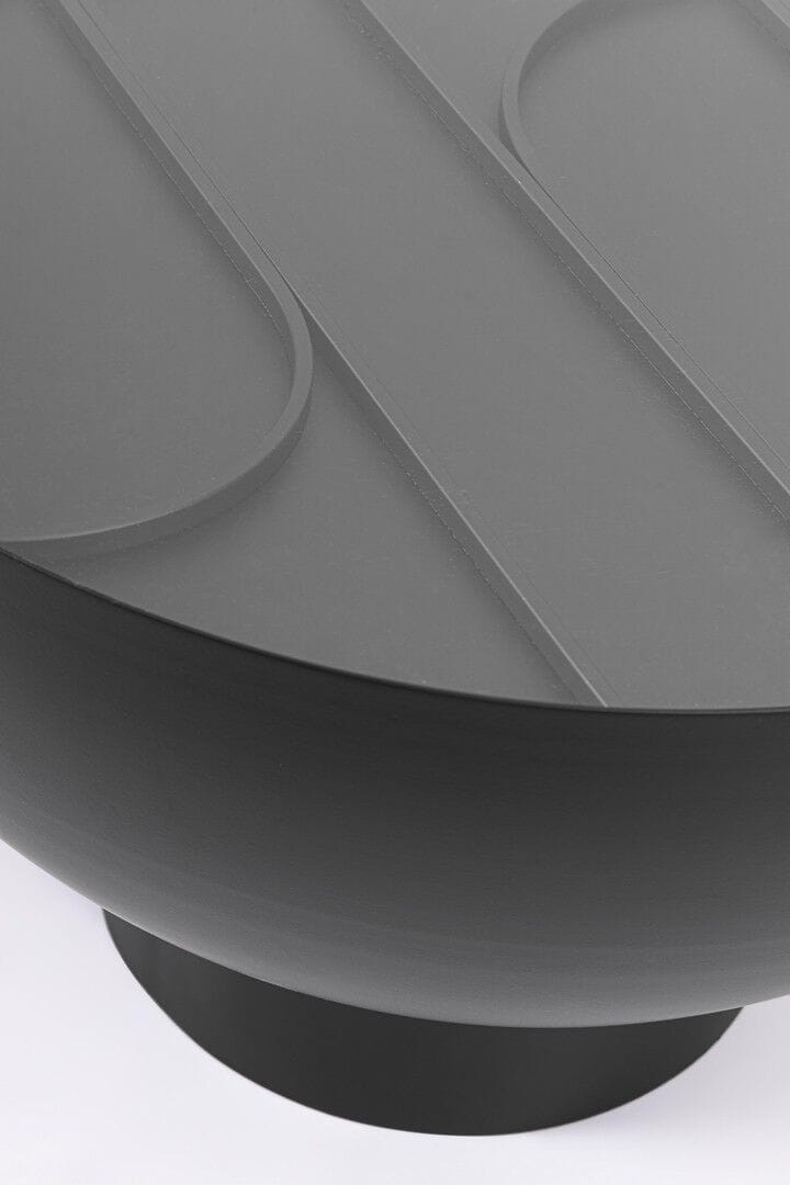 Круглый стальной журнальный столик с порошковым покрытием BIZZOTTO Archie ARCH-00150395 - Вид №4