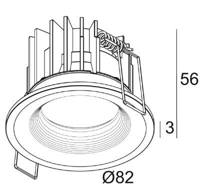 Круглый потолочный светодиодный прожектор Deltalight Reo ARCH-00044518 - Вид №4