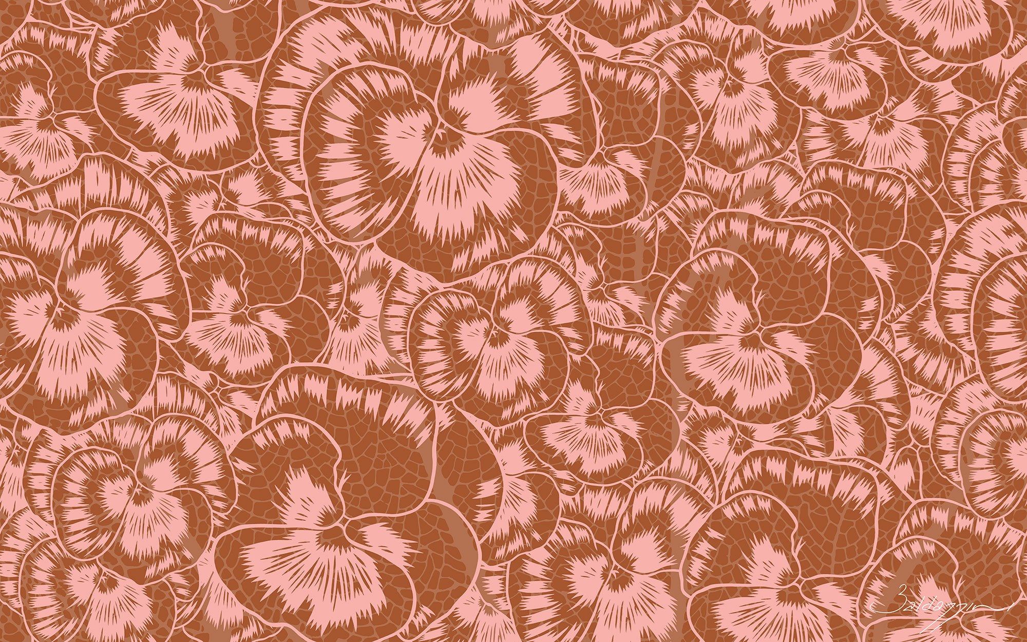 Цветочные узоры нетканые обои Tecnografica коллекции произведений искусства ARCH-00131272 - Вид №8