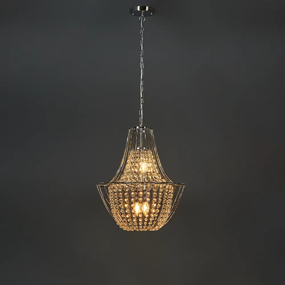 Freya Crystal Pava — подвесная люстра с хрустальными плафонами для современного интерьера 89398562 STLM-1571702