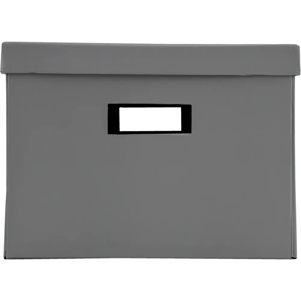 STORIDEA Складная картонная коробка для хранения 40×28×20 см, серая 82861131 STLM-0037299 - Вид №2