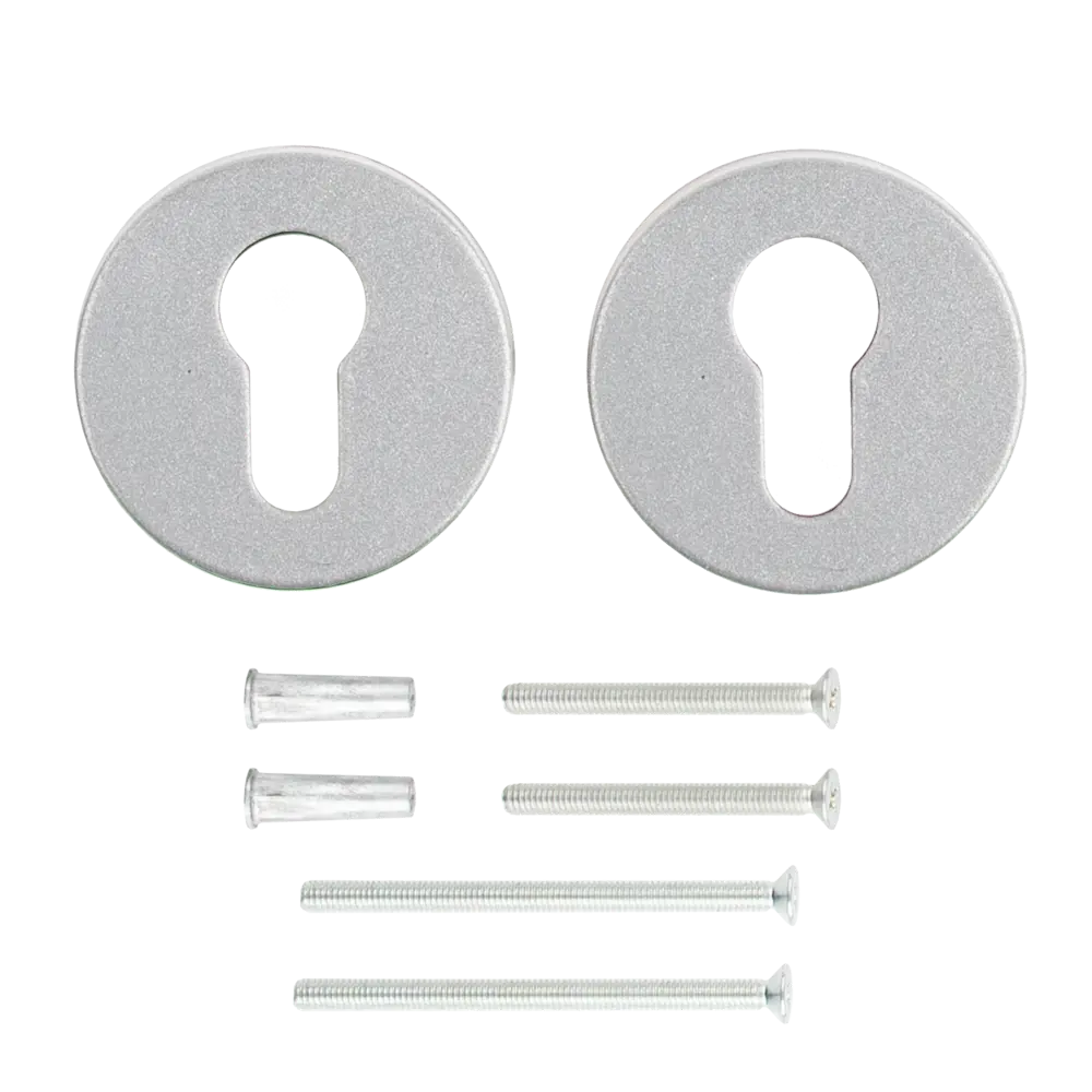 Santreyd Накладка на дверной цилиндр Inox РТ-002 никель 85302632 STLM-0061028 - Вид №1