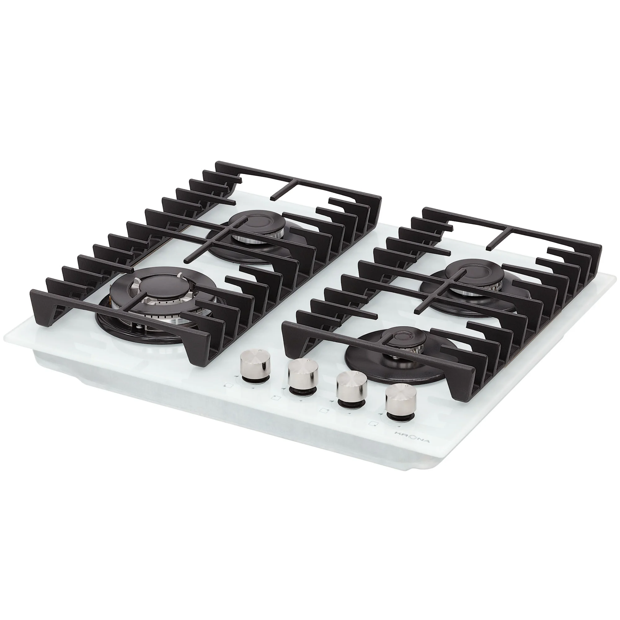 9039376 Газовая варочная поверхность KRONA HAGEL 60 WH W KRONA1 STDN-0125315 - Вид №1