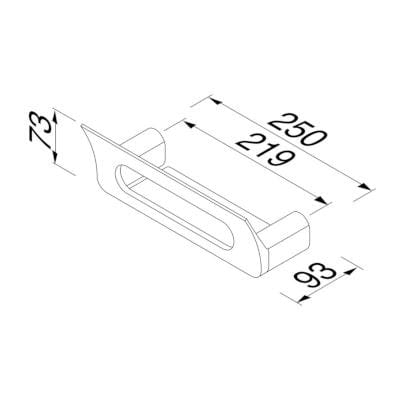 Металлическая настенная мыльница Geesa Wynk ARCH-00033032 - Вид №10