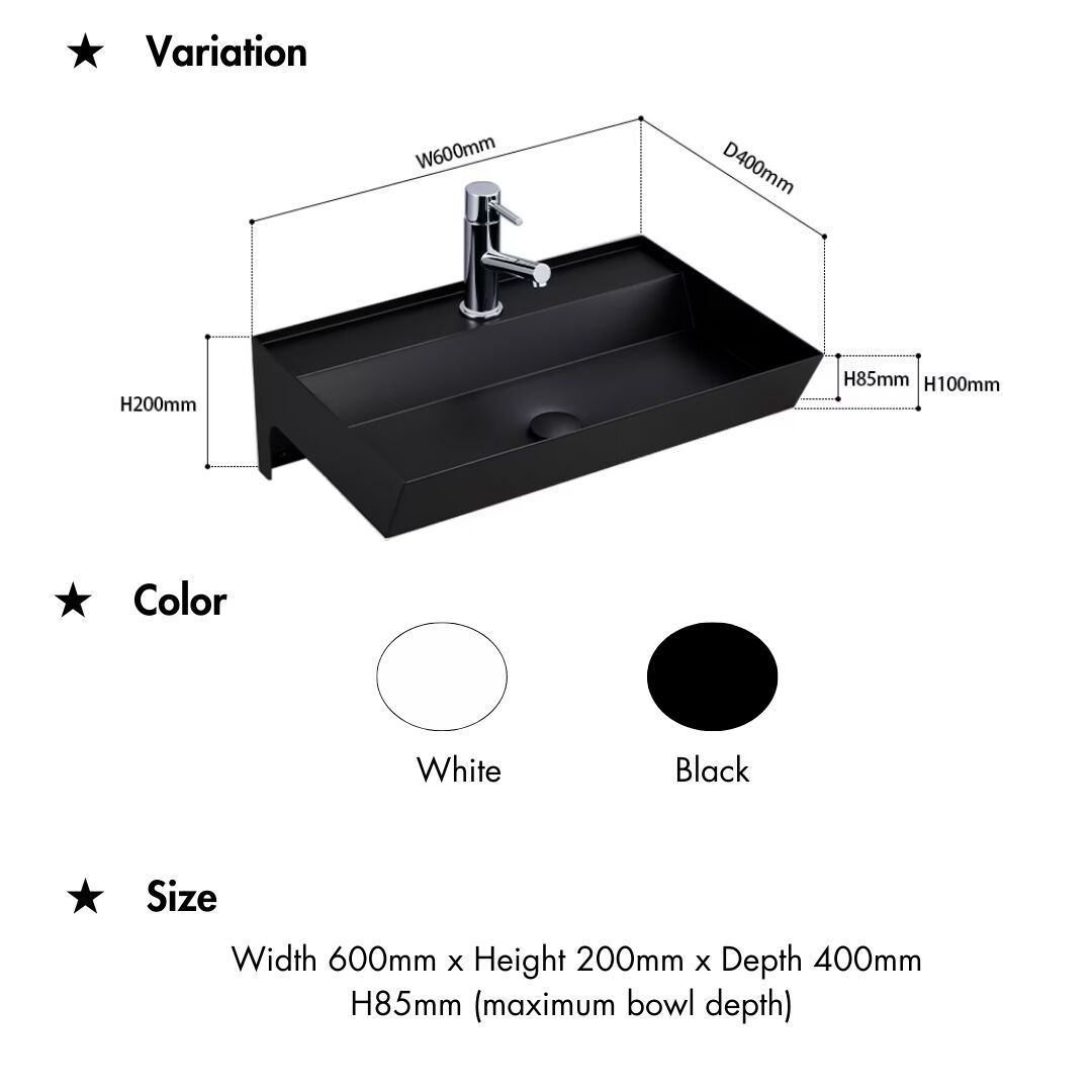 Подвесной умывальник из нержавеющей стали Miratap INDUSTAR VANITY ARCH-00119454 - Вид №2