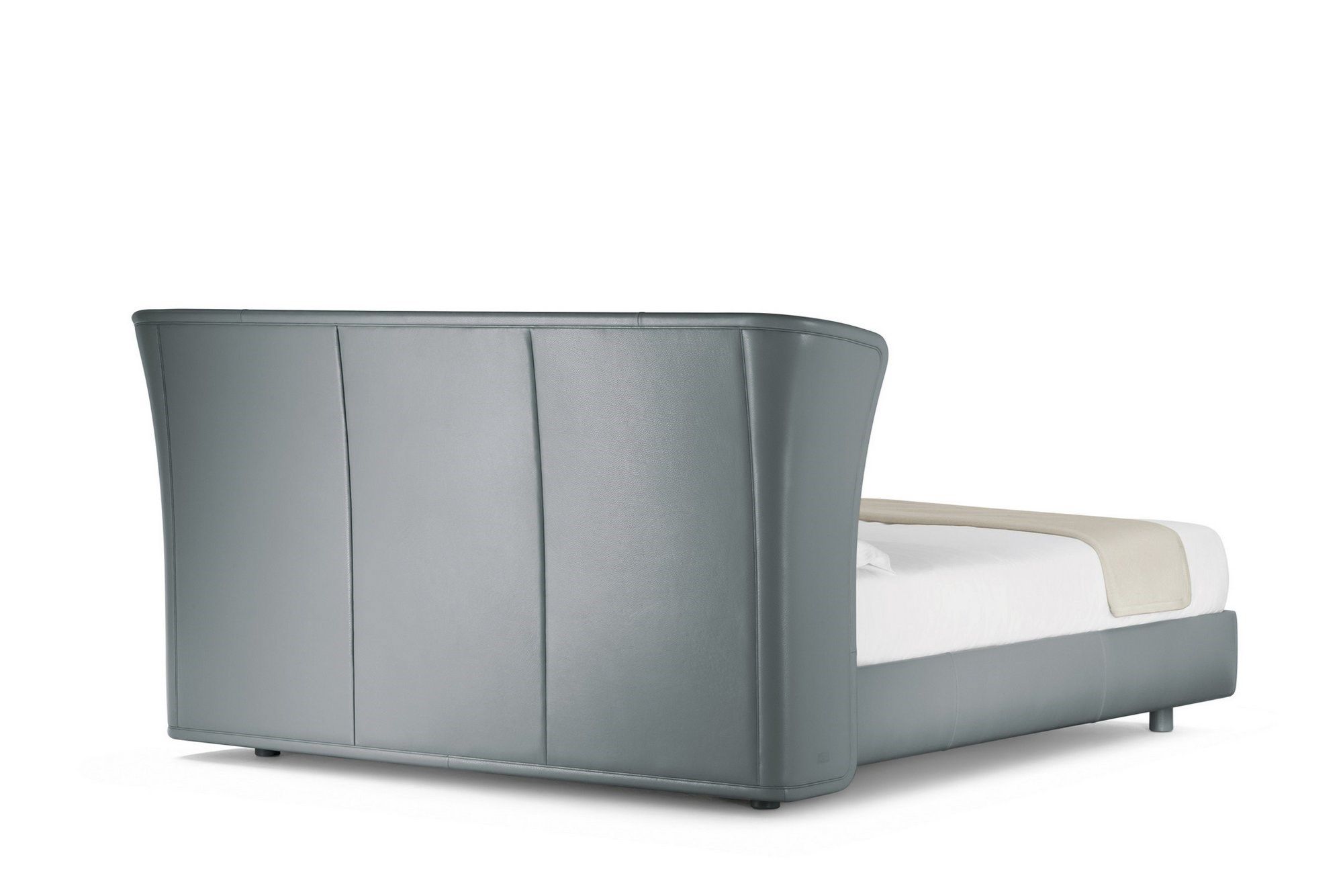 Кожаная двуспальная кровать с мягким изголовьем Poltrona Frau ночь-кровати ARCH-00118590 - Вид №2