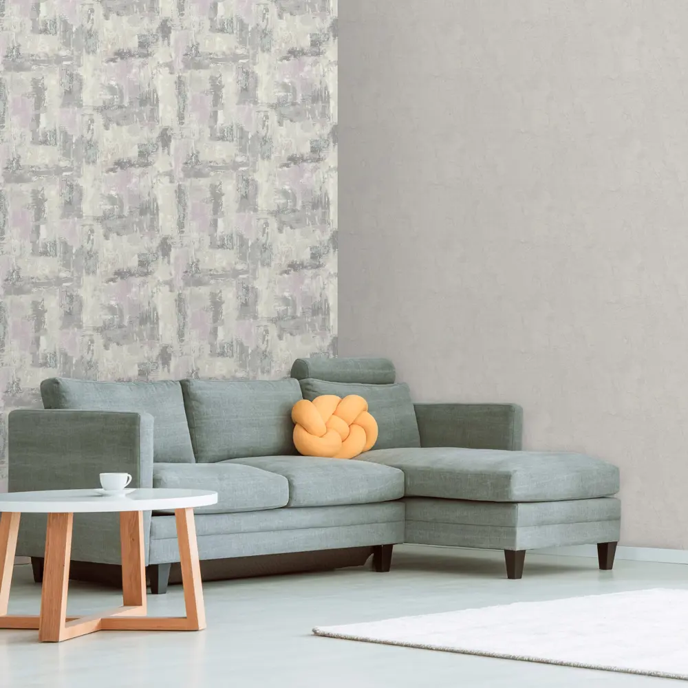 Обои флизелиновые Diamond Wall серые 1.06 м DI5058-23 STLM-2134462 - Вид №3