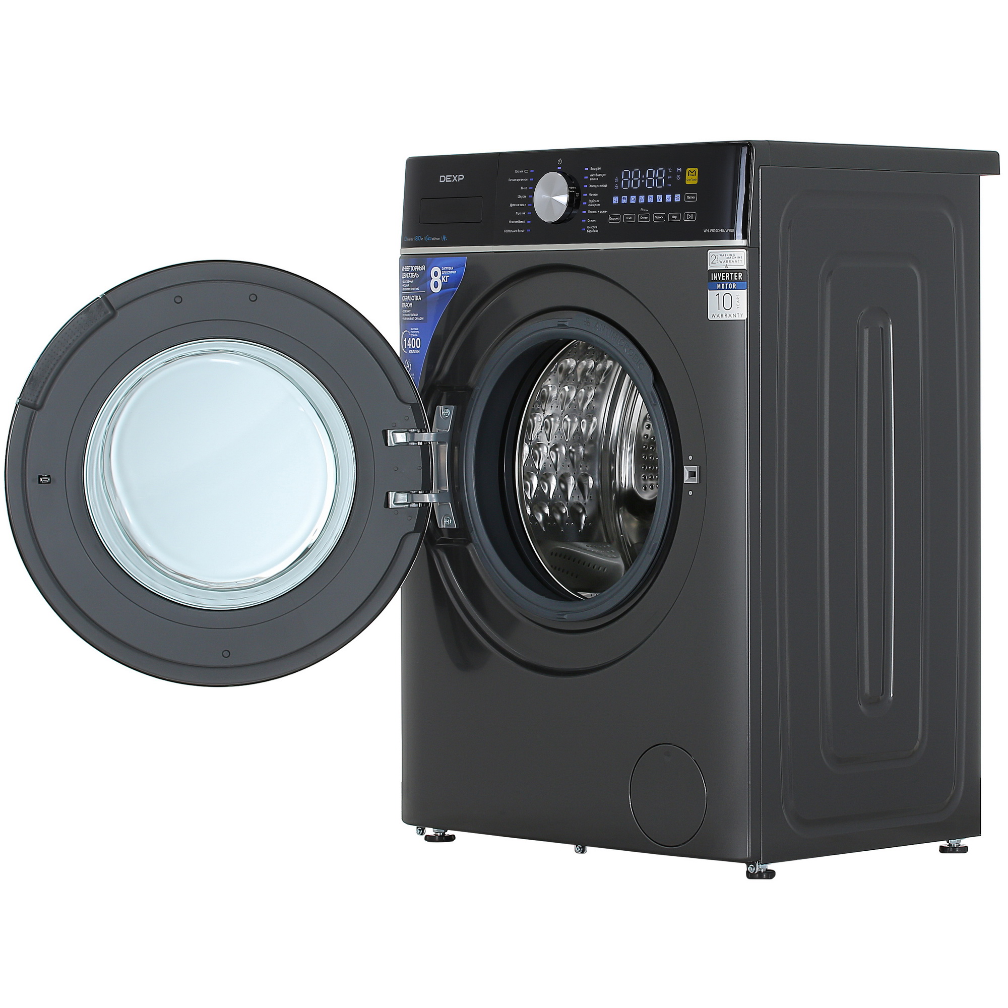 5427750 Стиральная машина DEXP WM-F814DMG/WBSI черный STDN-0107172 - Вид №6