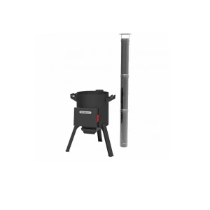 Печь для казана Берель 360 Grillver 51x51x211 см сталь 3 мм