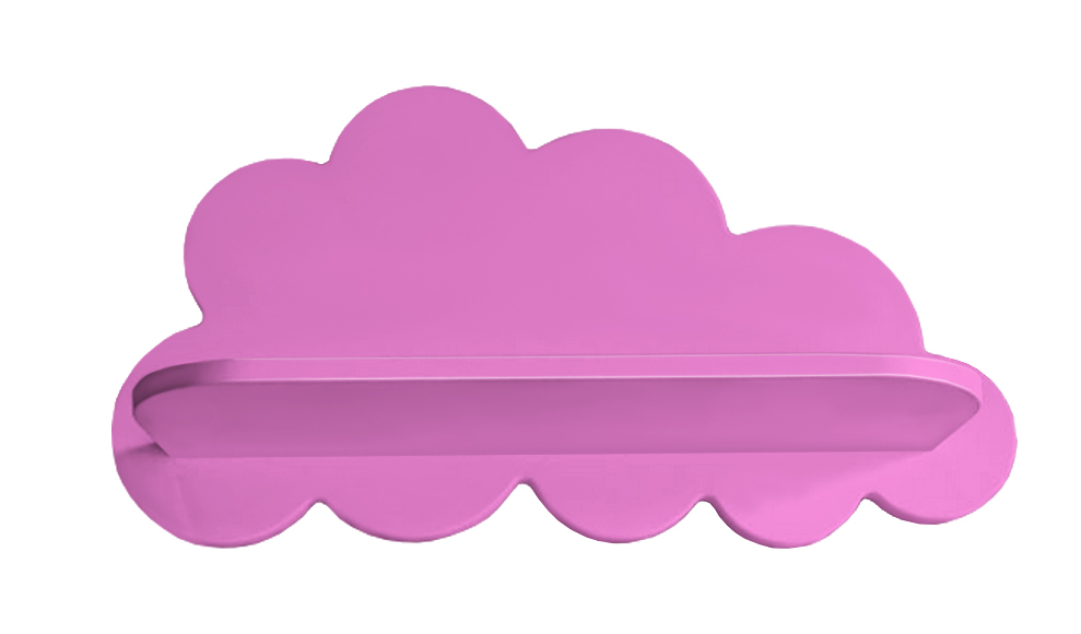 Полка-облако детская большая голубая "Амстердам" МАНДАРИН АМСТЕРДАМ 179510 Синий Santreyd  - Вид №1