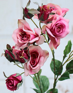 2371 420 a2 Искусственная роза, 75 см, вишня H-andreas