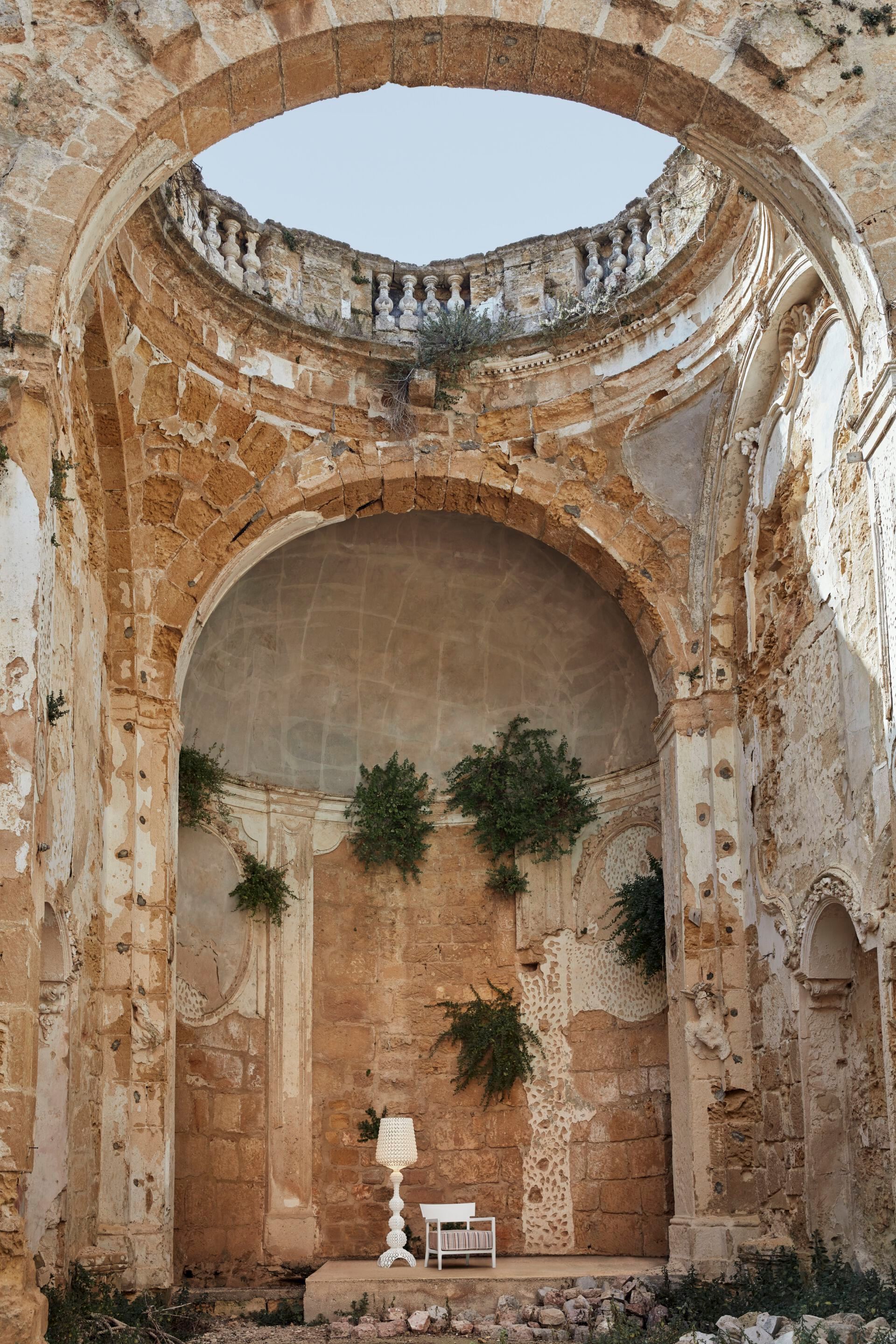 Съемное кресло из поликарбоната и ткани с подлокотниками Kartell CARA ARCH-00152115 - Вид №17