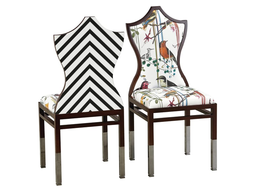 Мягкий стул из ткани ROCHE BOBOIS Christian Lacroix Maison ARCH-00052942