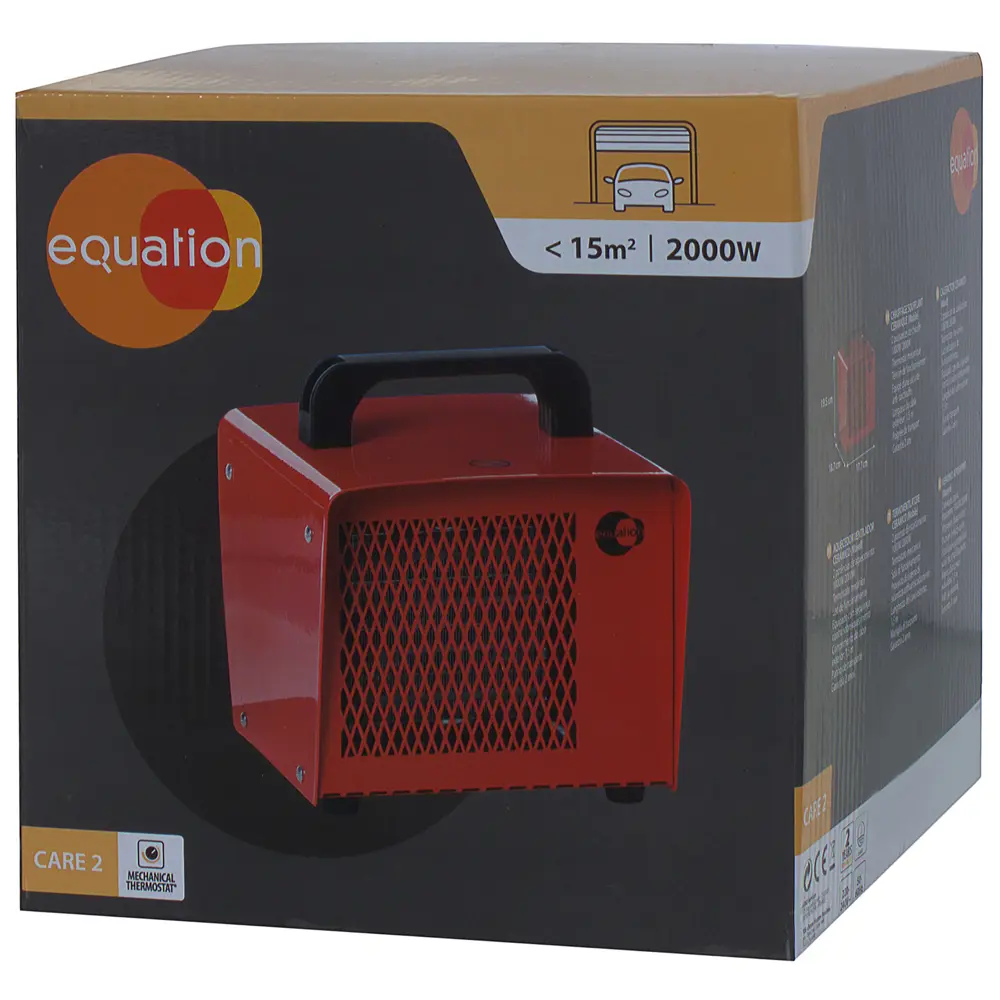 Тепловая пушка электрическая Equation 2000 Вт STLM-2207820 - Вид №2