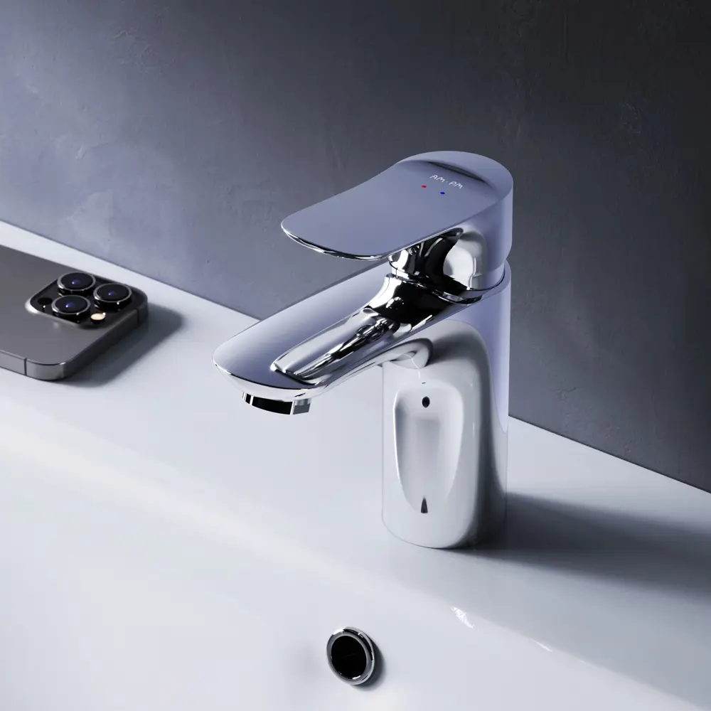 AM.PM Moxie — элегантный смеситель для раковины с хромированным покрытием 89346537 STLM-1496447 - Вид №13