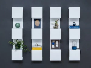 Anne Linde Настенный книжный шкаф из алюминия с порошковым покрытием