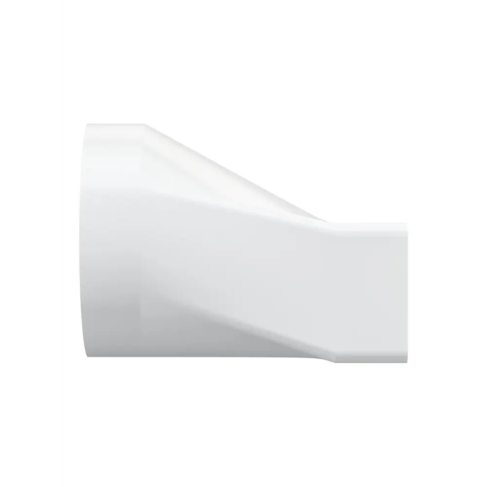 Переходник вентиляционный для плоских воздуховодов Fonet 55x110 мм D100 мм пластик STLM-2204508 - Вид №3