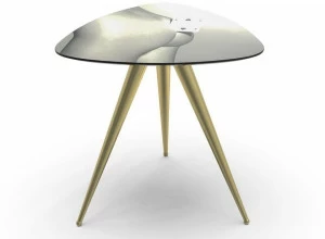Seletti Треугольный журнальный столик со столешницей из МДФ и металлическими ножками Seletti wears toiletpaper 17180