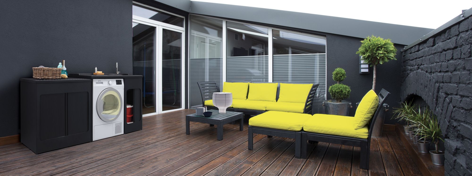 Открытый ABS прачечная шкаф с полкой полуострова COLAVENE Lavacril ARCH-00073780 - Вид №2