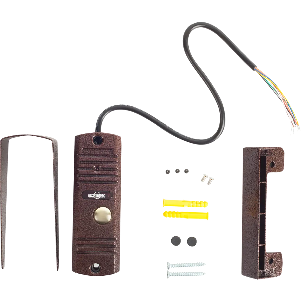 Вызывная аудиопанель Skybeam антивандальная цвет медь STLM-2039958 - Вид №2