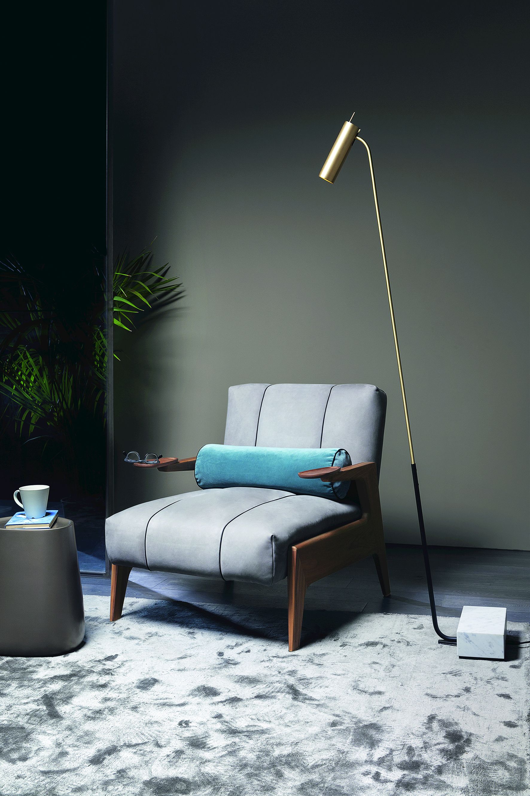 Кожаное или тканевое кресло с подлокотниками Vibieffe 50 Italo ARCH-00102949 - Вид №2