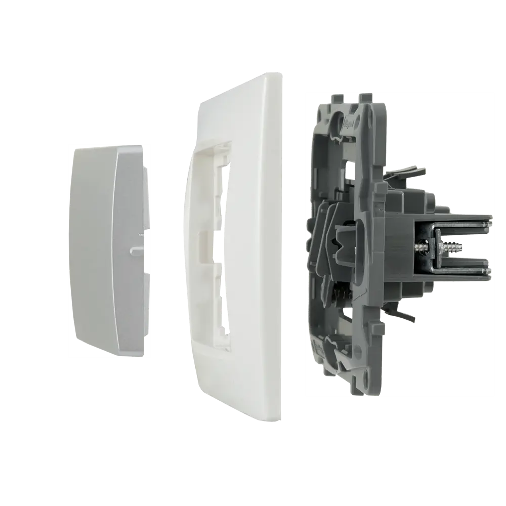 Кнопка встраиваемая Legrand Etika в алюминиевом исполнении 82496545 STLM-0028719 - Вид №6