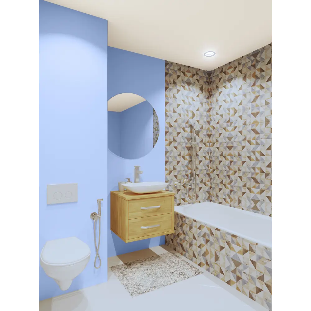 Краска для кухни и ванной цвет королевский голубой 2.5 л PARADE ICE STLM-2144302 - Вид №3