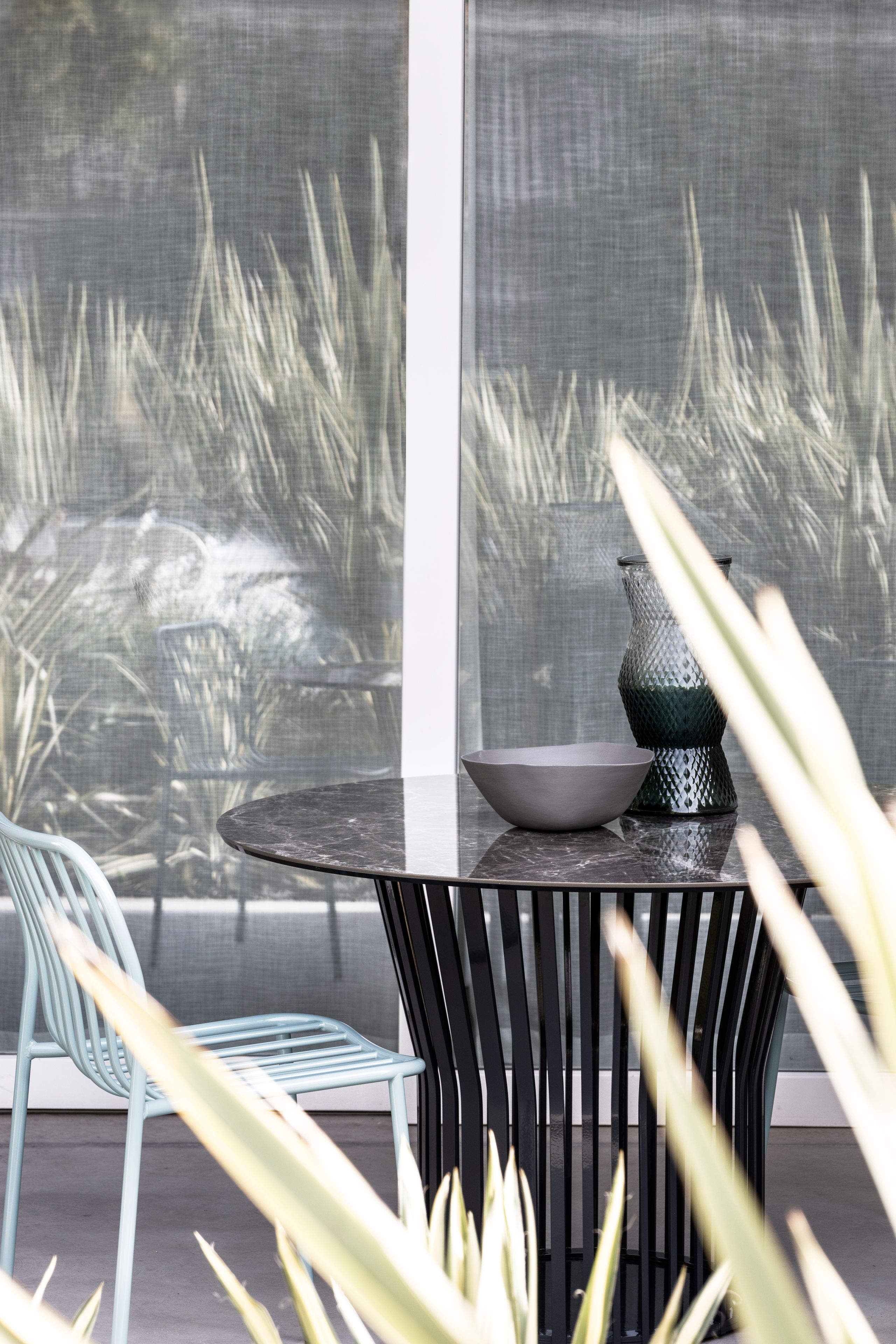 Металлический штабелируемый стул с открытой спинкой TrabA' Metis ARCH-00141371 - Вид №9