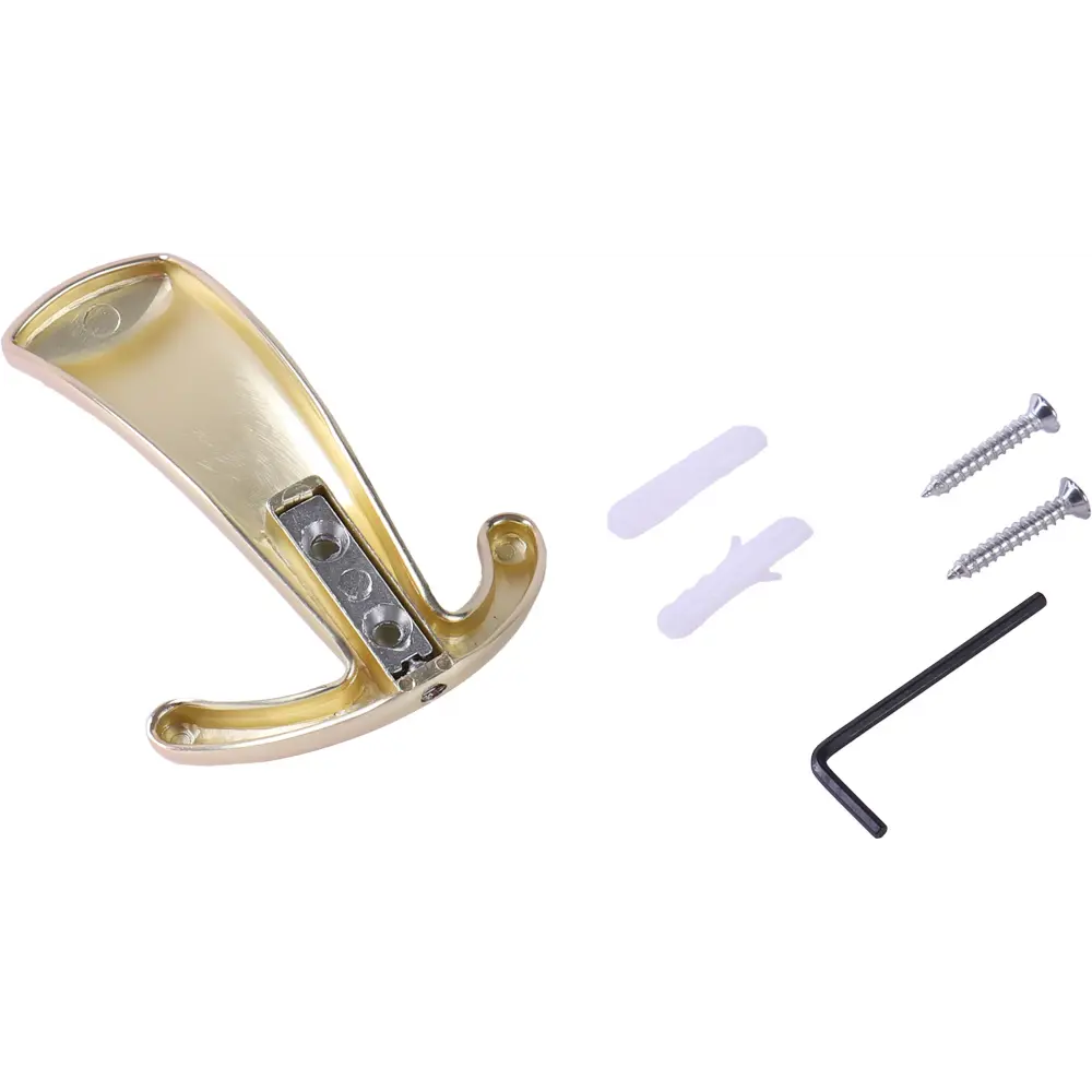 Крючок Larvij цинковый тройной цвет латунь STLM-2204091 - Вид №4