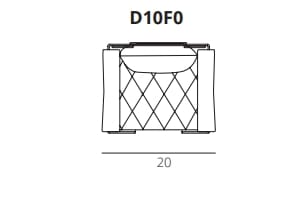 Тканевое кресло с подлокотниками AERRE ITALIA Yellow ARCH-00041977 - Вид №3