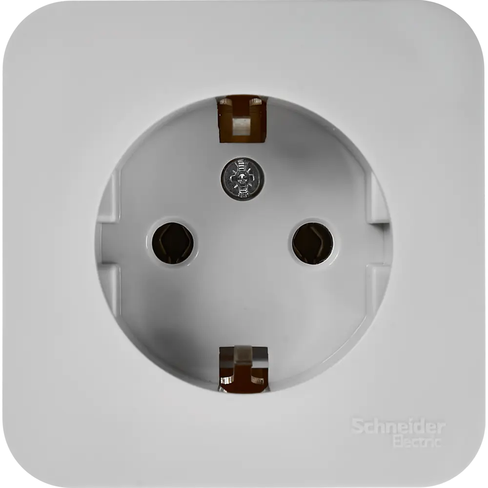 Розетка накладная Schneider Electric Blanca с заземлением цвет белый SYSTEME ELECTRIC STLM-2165987