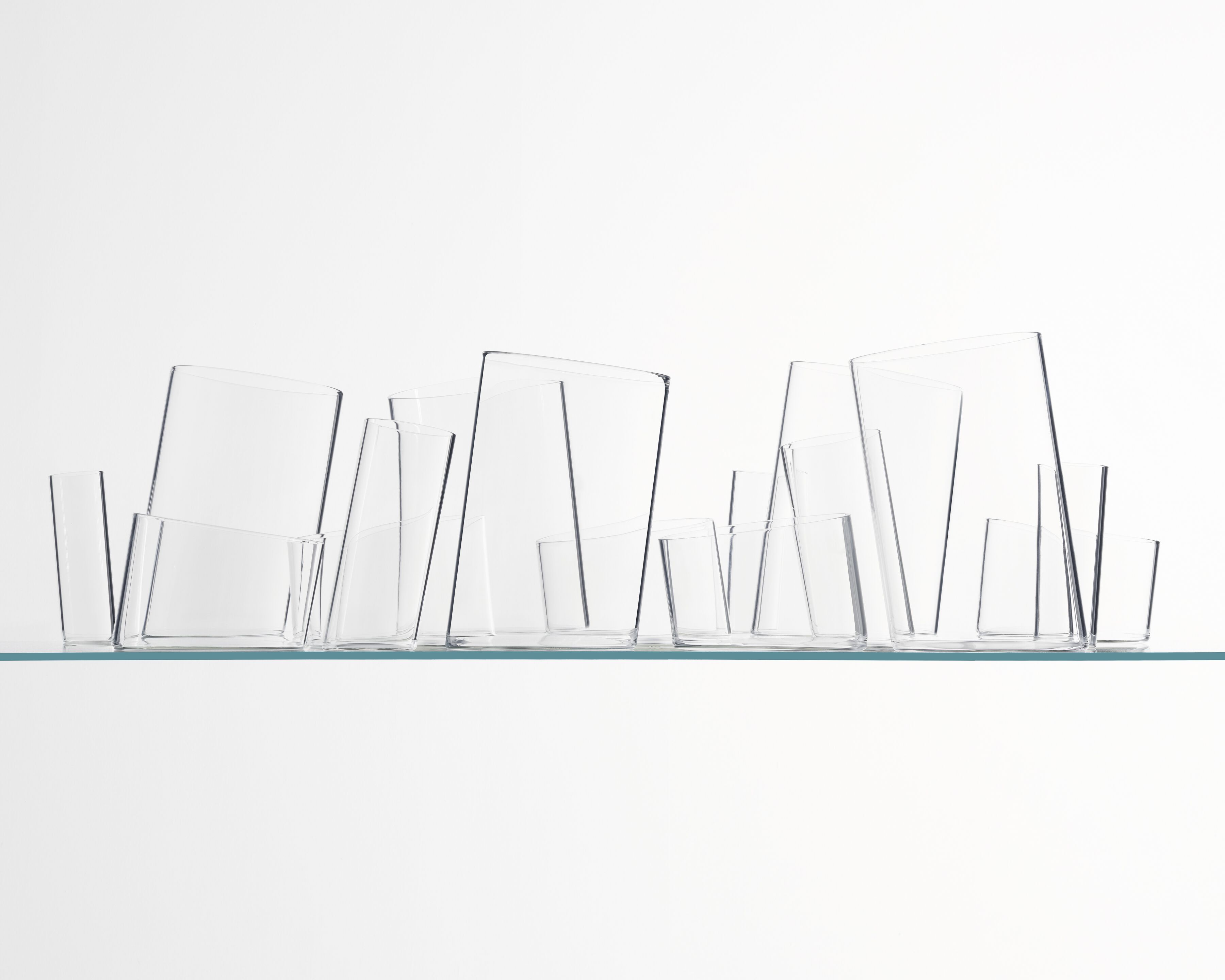 Круглая ваза из боросиликатного стекла Glas Italia BOW ARCH-00021816 - Вид №1