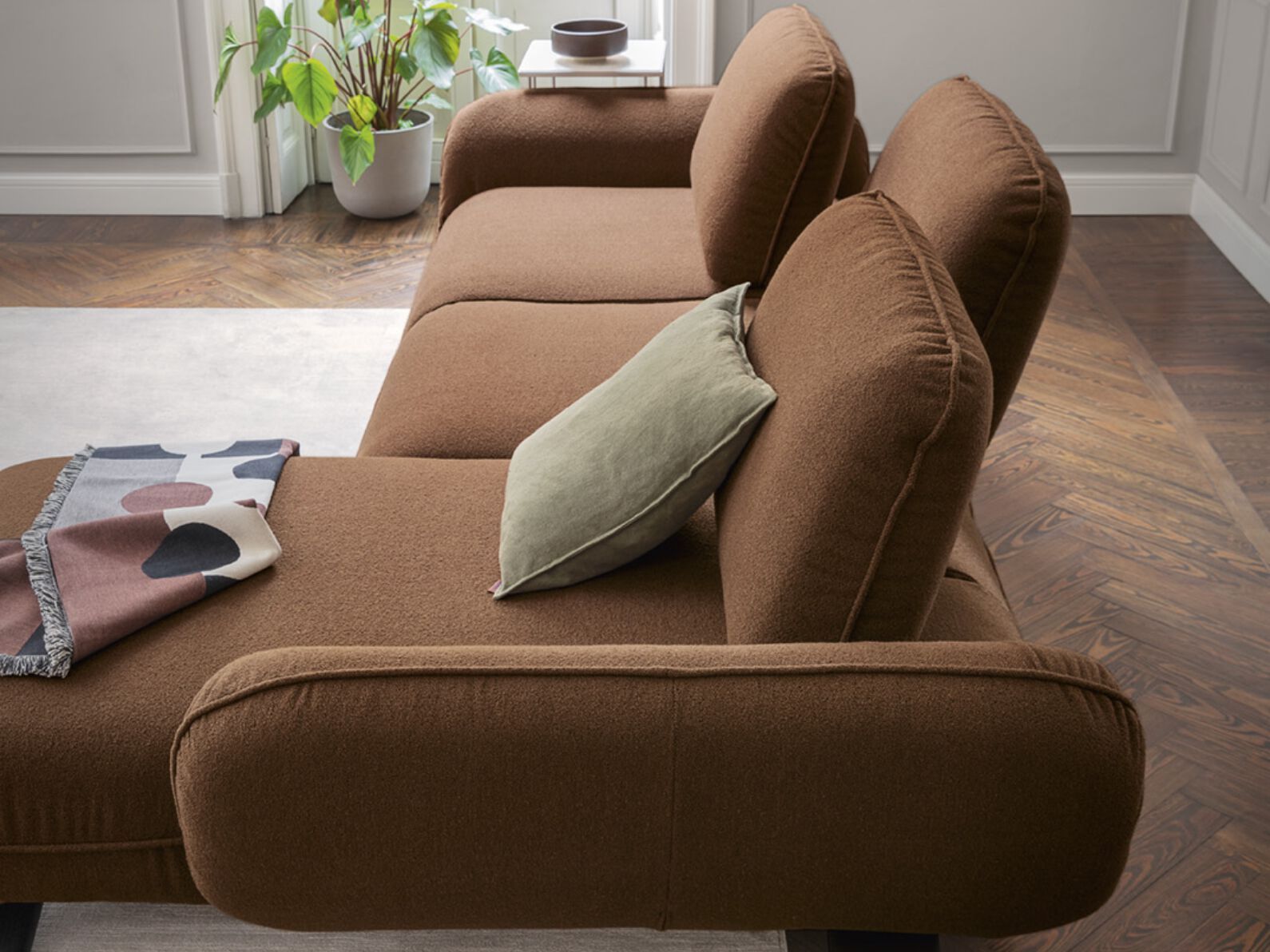 Тканевый диван с полуостровом Calligaris FAVOLA ARCH-00067211 - Вид №4