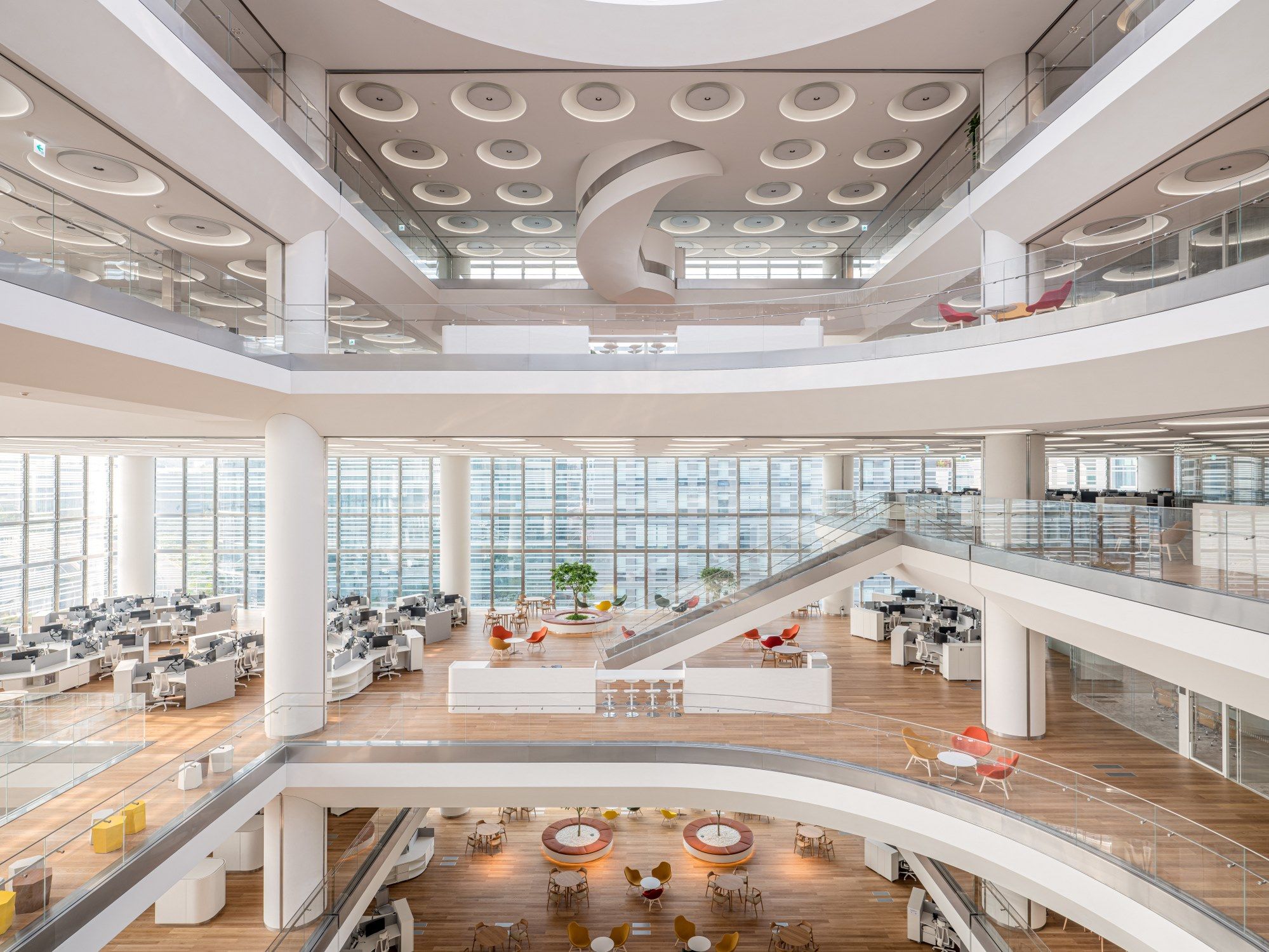 Бесшовные монолитные акустические столешницы Saint-Gobain ECOPHON Ecophon fade® ARCH-00126365 - Вид №2