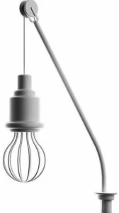 MARIONI Настенный светильник с фиксированным кронштейном Edison 02192ma