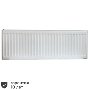 Радиатор Тепломир панельный 22 300x1000 мм боковое подключение сталь цвет белый