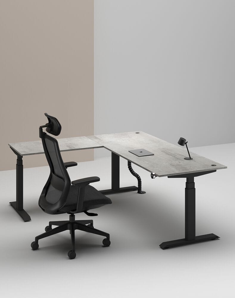 Деревянный регулируемый по высоте угловой стол с системой люверсов WORKSPACE MAX TRIPLE MOTOR ARCH-00114643 - Вид №37