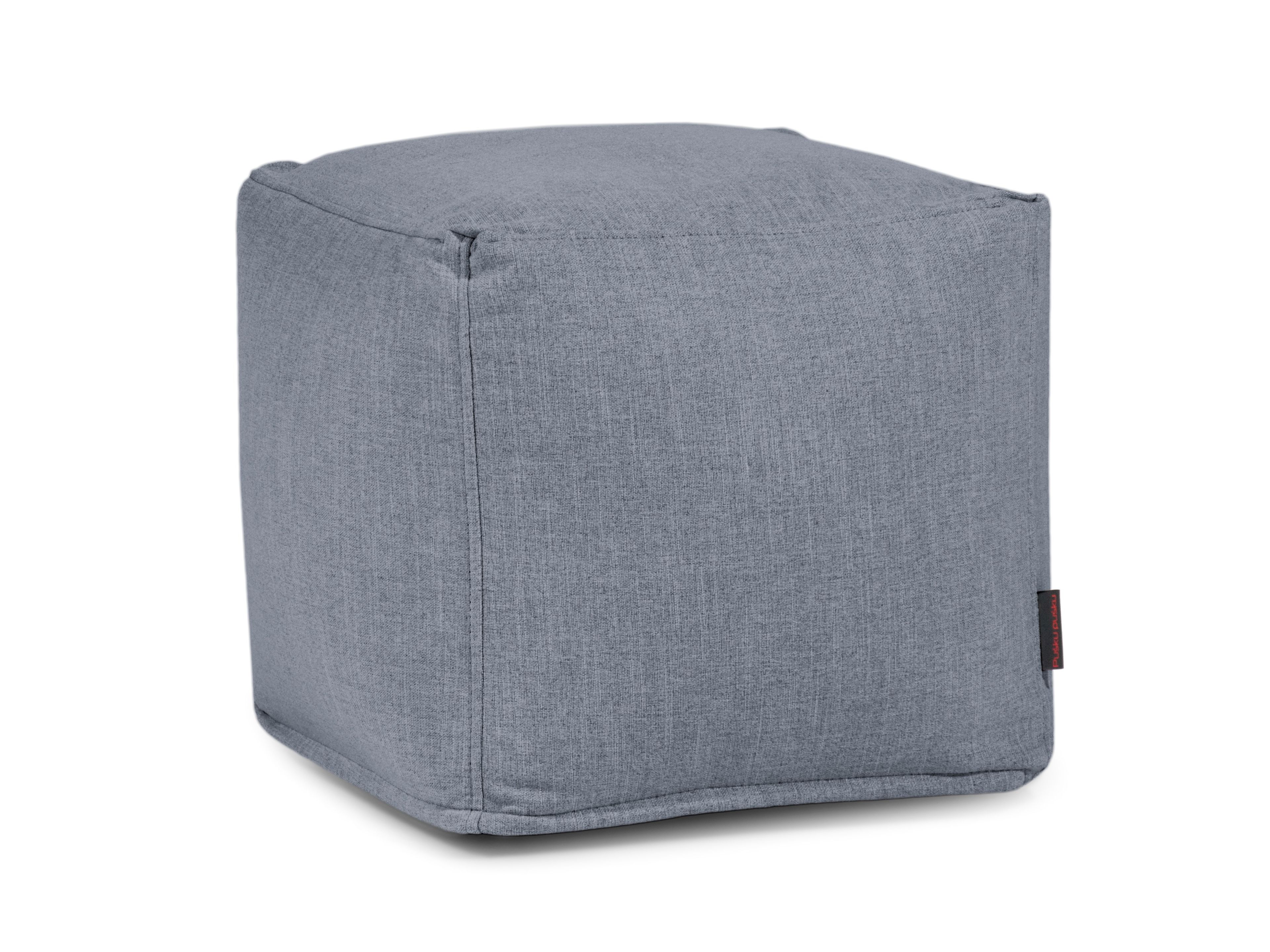 Переработанная ткань квадратный съемный мешок пуф Pusku pusku Gaia ARCH-00084297 - Вид №2