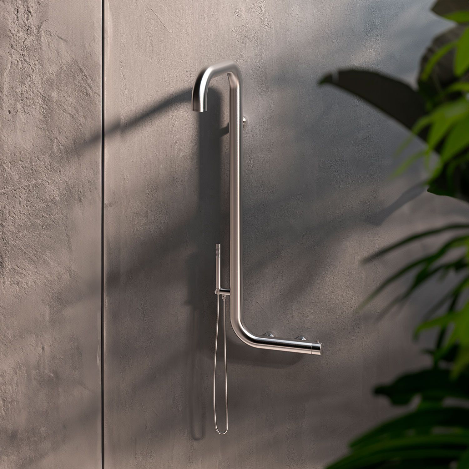 Настенный душ из нержавеющей стали с ручным душем SINED ARBOREA ARCH-00059514 - Вид №1