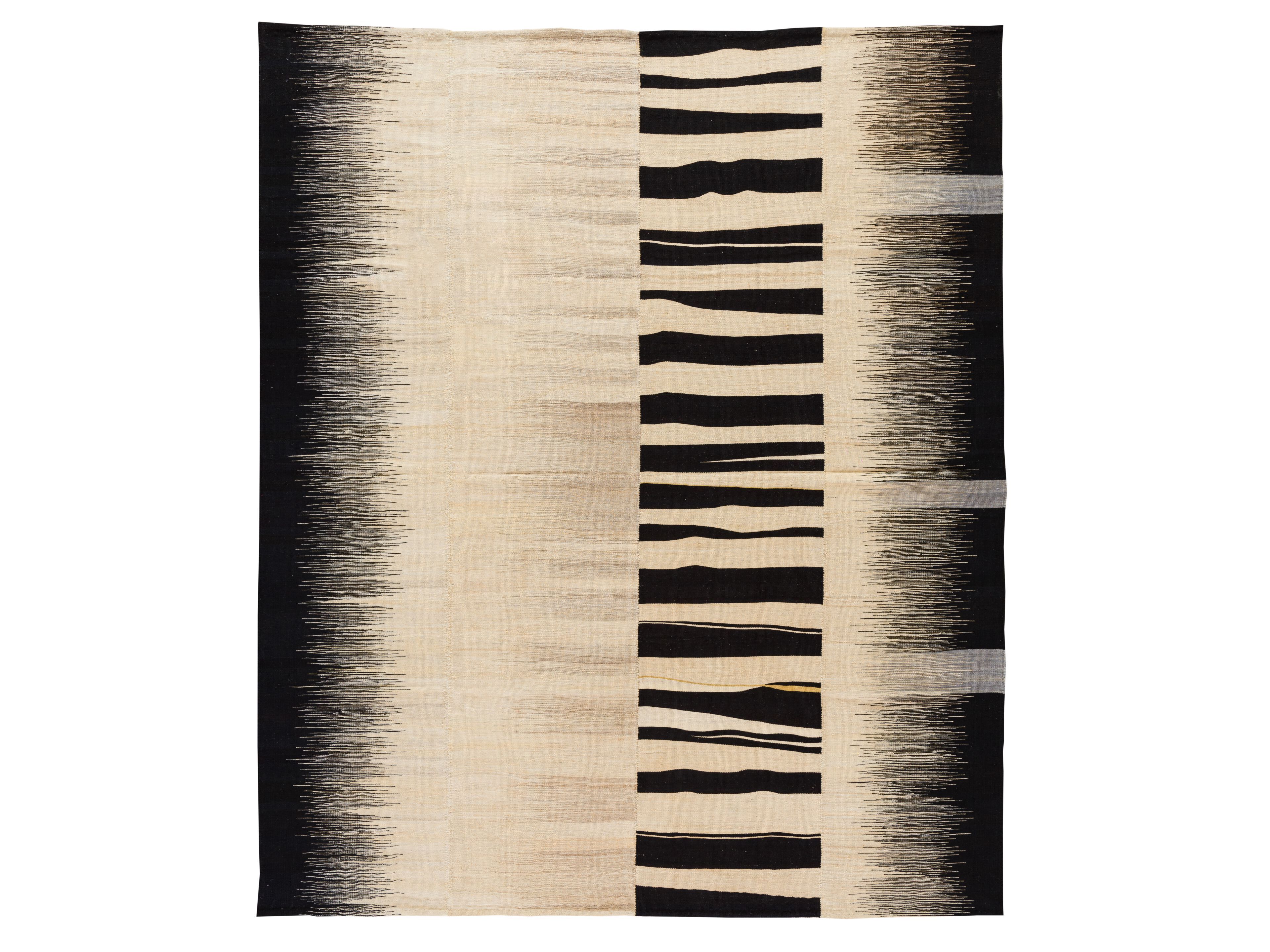 Прямоугольный шерстяной ковер Zollanvari дизайнер Flatweaves ARCH-00051193 - Вид №1