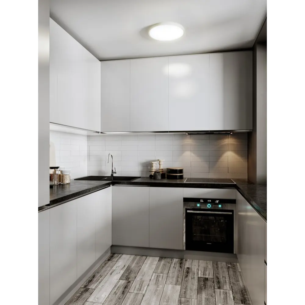 Глазурованный керамогранит Belani Матео 7.5x25 см 0.79 м² цвет белый текстурированный STLM-2010589 - Вид №4