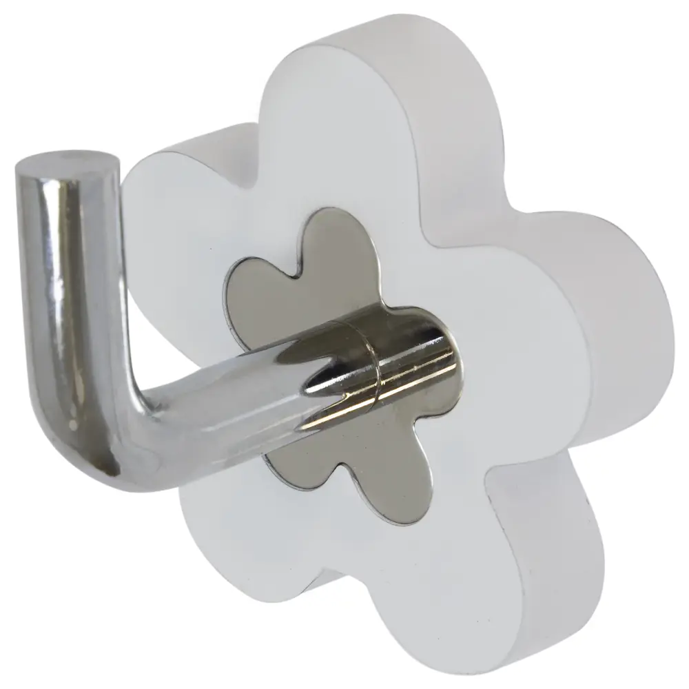 Крючок «Fiore» цвет белый BRISSEN STLM-2176491