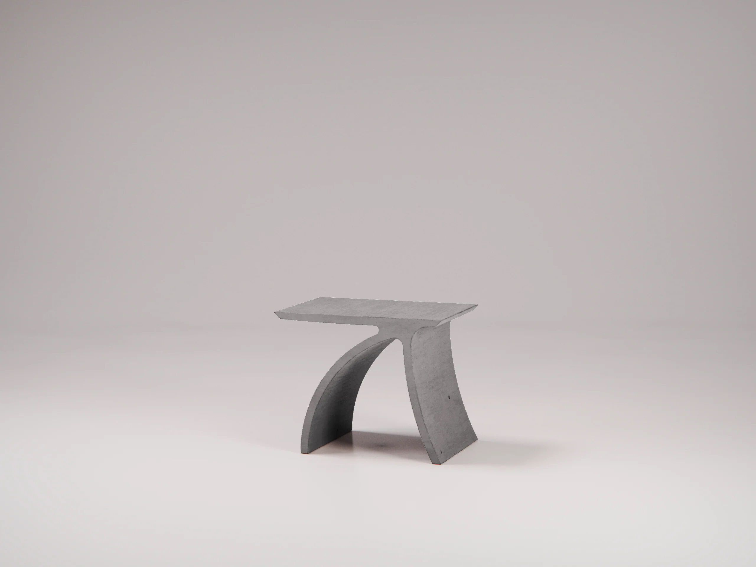 Прямоугольный бетонный журнальный столик Forma&Cemento Abecedario ARCH-00095673 - Вид №8