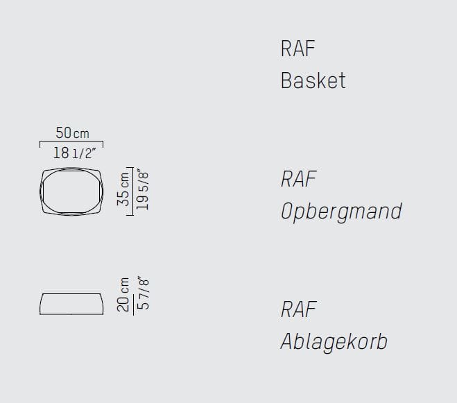 Кожаная корзина Piet Boon Raf ARCH-00097515 - Вид №3